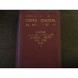 CODUL GENERAL AL ROMANIEI VOL XXIX 1941