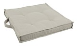Cumpara ieftin Perna podea textil bej 40x40x4 cm