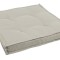 Perna podea textil bej 40x40x4 cm