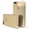 Husa iPhone 8 Plus Oglinda Aurie, Bumper TPU, Protectie 360, Anti-Zgarieturi