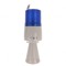 Semnalizator luminos şi acustic 24VDC bec albastru IP54