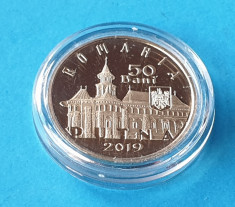 Moneda Proof 50 Bani 2019 Domnitorul STEFAN CEL MARE &amp;amp; Manastirea PUTNA foto