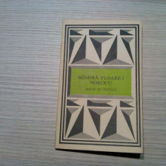 MINDRA FLOARE-I NOROCUL Doine si Cintece - I. Filipciuc -1980, 92 p.