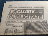REVISTA EXCLUSIV PUBLICITATE NR 7 MAI 1990