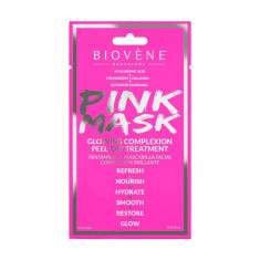 Masca de fata roz pentru stralucire peel-off Pink Mask, 12.5ml, Biovene