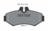 Set placute frana TEXTAR 2302101