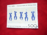 Serie 1 valoare Franta 1989 - Pictura - de Yves Klein ,stampilat