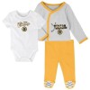 Boston Bruins body de copii 3 Piece Set - Batole 3-6 Měs&iacute;ců