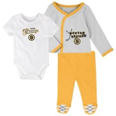 Boston Bruins body de copii 3 Piece Set - Batole 0-3 Měs&iacute;ce