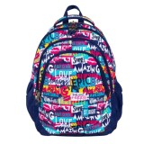 Ghiozdan cu 4 compartimente, St Majewski, St Right, Slogan