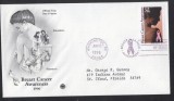 United States 1996 Breast cancer awareness FDC K.736