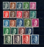 Deutsches Reich 1941/44 - Uzuale Hitler, serie neuzata