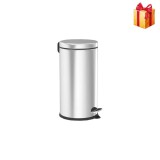 Cumpara ieftin Cos de gunoi din inox cu pedala, 12 litri