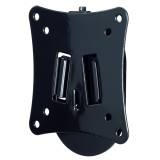 Suport TV de perete Hama Ultraslim 108720, Fix, 10&quot;-26&quot;, 25 Kg, Negru