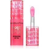Makeup Revolution Pout Lip ulei pentru buze cu efect de hidratare culoare Watermelon Pink 3 ml