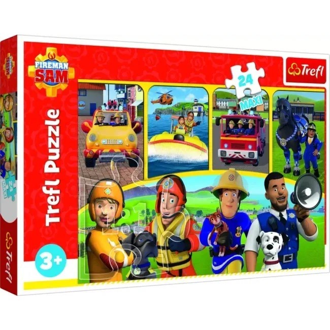 PUZZLE TREFL 24 MAXI POMPIERUL SAM