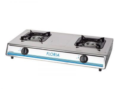 Aragaz plita inox 2 ochiuri alimentare GPL ideal camping foto