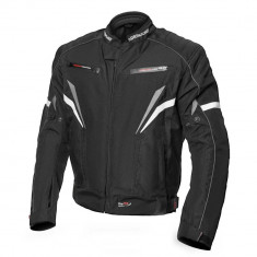 Geaca Moto Adrenaline Sola 2.0 PPE, Negru/Gri/Alb, Marime L