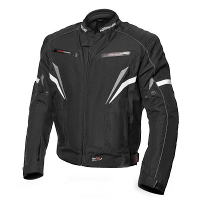 Geaca Moto Adrenaline Sola 2.0 PPE, Negru/Gri/Alb, Marime 2XL foto