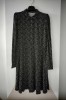 Rochie Neagra Buline Reserved, Marime 38 (M), 100% Vascoza, Noua - Rochie de Seara/Ocazie, Croiala Lejera, Vintage-Chic