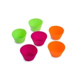 Set 6 forme pentru briose din silicon 7x 3 cm, jumbo