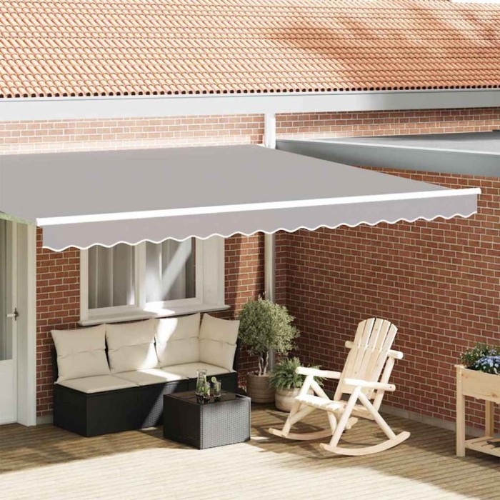 Baldachin Gri deschis 4.3 x 0.2 m P&acirc;nză