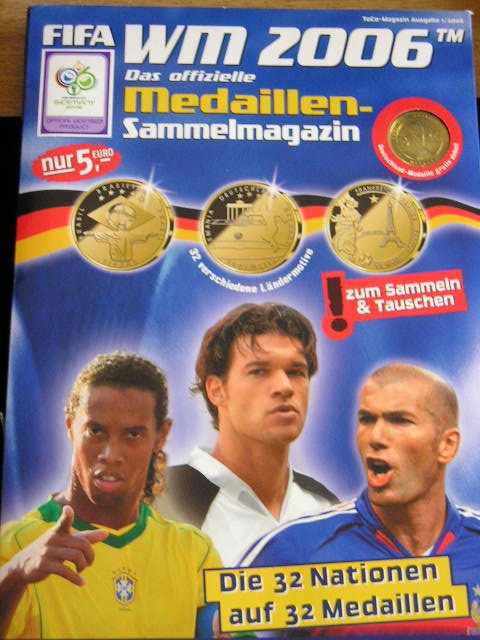 M1 C41 - Fotbal - Cupa mondiala Germania 2006 - coperta monede participanti