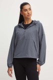 Dkny geaca femei, culoarea gri, de tranzitie, DP4T9942