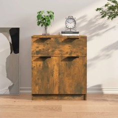 Gossi servanta, stejar fumuriu, 60x30x70 cm, lemn prelucrat