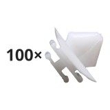 Set 100 clipsuri ornament Citroen C2, C3 Picasso, DS3, Evasion, Jumper, Jumpy, Saxo; Fiat Ducato, Multipla, Stilo; Lancia Delta, Ypsilon; Peugeot 106