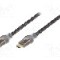 Cablu HDMI - HDMI, din ambele par&amp;#355;i, HDMI mufa, 3m, negru, VENTION - VAA-B05-B300