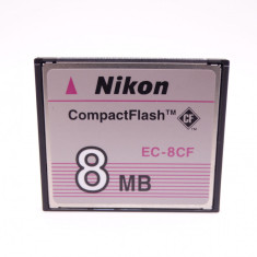 Card memorie Compact Flash CF 8 MB Nikon