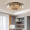 Candelabru Cristal Blaze 6x E14 Negru, Alessandro DESIGN
