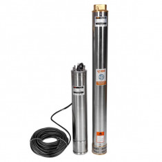 Pompa Submersibila Rezistenta la Nisip, IBO 4SD 7/17, 2.2K W, 180 l/min, H Refulare 107 m + 20 m cablu