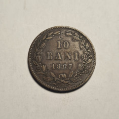 10 bani 1867 Heaton