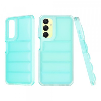 Husa pentru Samsung Galaxy A25 A256, Techsuit, Wave Shield, Turcoaz foto
