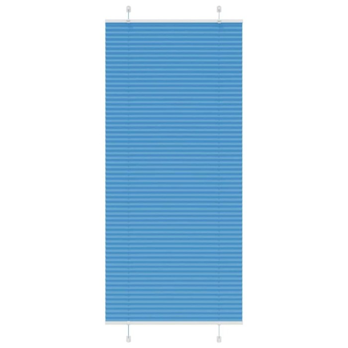 vidaXL Jaluzea plisată Albastru 85x200 cm Lățime țesătură 84,4 cm