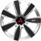 Set 4 Capace Roti GTX Carbon Gri-Negru R17, Pentru Mitsubishi