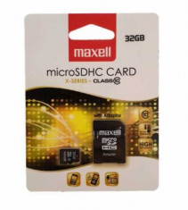 Card micro SDHC 32GB clasa 10 Maxell foto