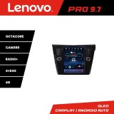 Navigatie Tesla Nissan X-Trail 2013-2018, 4G, 4+64GB, CarPlay, Android Auto