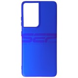 Husă Silicon Electric Blue Samsung Galaxy S21 Ultra - Calitate Premium