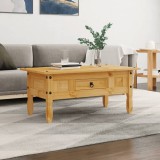 Măsuță de cafea stil Corona din pin mexican 100 x 60 x 45 cm, vidaXL