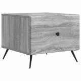 vidaXL Masă de cafea Sonoma gri 49 x 50 x 40 cm Lemn prelucrat 895661
