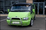 Parasolar Parbriz Fumuriu Ford Transit 2000-2006 Negru Lucios ABS, Protectie Solara, Montaj cu Suruburi