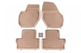 Mochete din cauciuc specifice, potrivite pentru Volvo XC60 2008-2017, S60 2010-2018, V60 2011-2018, set de 4 piese, culoare bej Performance AutoTuning