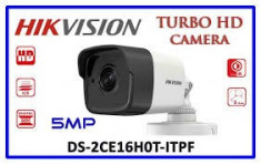 Camera supraveghere exterior Hikvision TurboHD DS-2CE16H0T-ITPF, 5 MP, IR 20 m, 2.8 mm foto