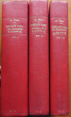 C. Gane , Trecute vieti de doamne si domnite , 1941 , 3 vol. , semnate E. Barbu foto