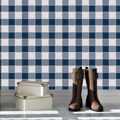 Sablon Perete vopsire, tencuiala 900x600x0.7mm Buffalo Check Refolosibil, model MXSP7077 foto