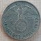 (A573) MONEDA DIN ARGINT GERMANIA - 2 REICHSMARK MARK 1937, LIT. A, NAZISTA