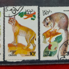 TS21 - Timbre serie State of Oman - Fauna